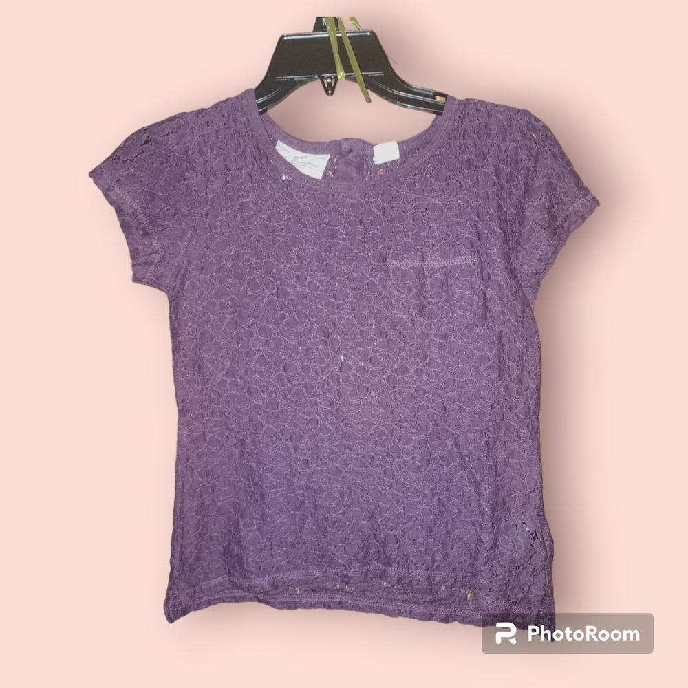 ^ H&M Lacey Purple Shirt